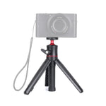 RUIGPRO 다기능 접이식 삼각대 홀더 셀피 모노포드 스틱 볼 헤드 포함 GoPro, Insta360, DJI 및 기타 액션 카메라용, 삼각대 모노포드