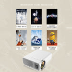 YG520 1800 루멘 HD LCD 프로젝터, 내장 스피커, U 디스크, 모바일 하드 디스크, SD 카드, AV 연결 DVD, 셋톱박스 지원, 표준 버전