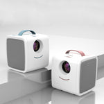 W-S1 10W 어린이용 비디오 프로젝터 30 루멘 HD 1080P LCD 기술, AV / USB / 미니 SD 카드 / HDMI / 오디오 지원