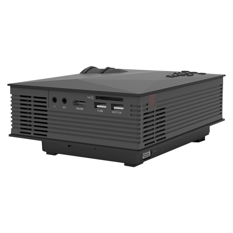 UC68 80ANSI 800x400 홈 시어터 멀티미디어 HD 1080P LED 프로젝터, USB/SD/HDMI/VGA/IR 지원, UC68 800x400
