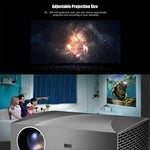 Vivibright F30 5.8인치 LCD 스크린 4200 루멘 1920 x 1080P 풀 HD 스마트 프로젝터 리모컨 포함, 오디오 출력 / SPDIF / AV 입력 / USB / HDMI 지원, F30 블랙