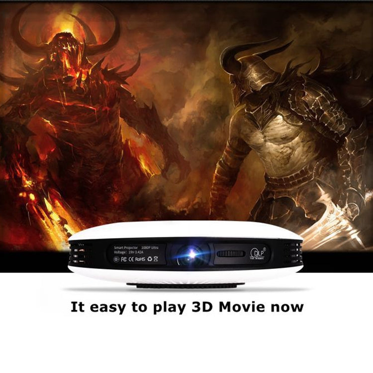 Wejoy DL-S9 220 루멘 1280x720 720P 안드로이드 6.0 HD 블루투스 WiFi 스마트 레이저 3D 프로젝터, HDMI / USB x 2 / TF 카드 지원