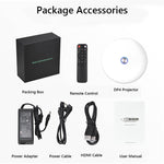 Wejoy DL-S9 220 루멘 1280x720 720P 안드로이드 6.0 HD 블루투스 WiFi 스마트 레이저 3D 프로젝터, HDMI / USB x 2 / TF 카드 지원