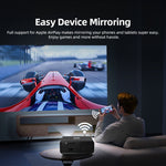 AUN U001 4K 18000 루멘 휴대용 홈 시어터 LED HD 디지털 프로젝터, 미국 플러그, 영국 플러그, 호주 플러그