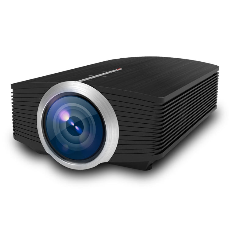 YG510 1200 럭스 800*480 LED 프로젝터 HD 홈 시어터, HDMI, VGA, AV, TF, USB 지원, YG510 블랙