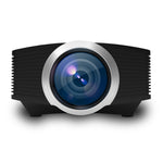 YG510 1200 럭스 800*480 LED 프로젝터 HD 홈 시어터, HDMI, VGA, AV, TF, USB 지원, YG510 블랙
