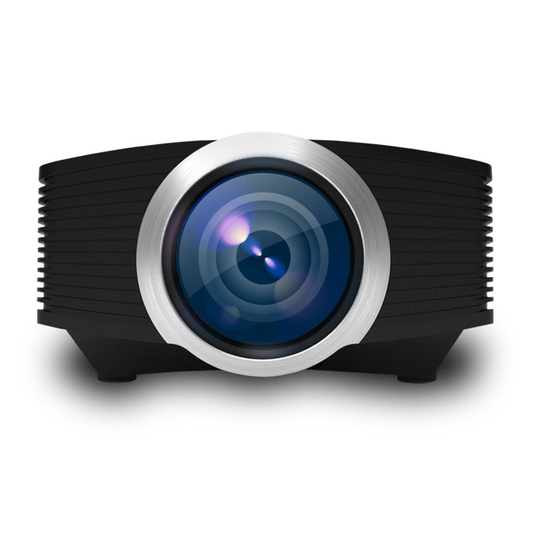 YG510 1200 럭스 800*480 LED 프로젝터 HD 홈 시어터, HDMI, VGA, AV, TF, USB 지원, YG510 블랙