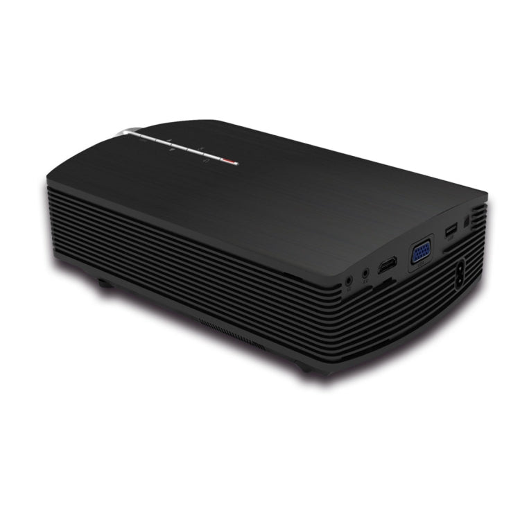YG510 1200 럭스 800*480 LED 프로젝터 HD 홈 시어터, HDMI, VGA, AV, TF, USB 지원, YG510 블랙