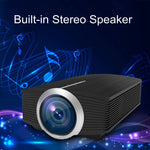 YG510 1200 럭스 800*480 LED 프로젝터 HD 홈 시어터, HDMI, VGA, AV, TF, USB 지원, YG510 블랙