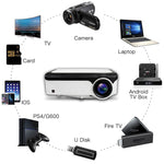 Wejoy L6 5인치 200 ANSI 루멘 1920 x 1080P 안드로이드 6.0 HD 블루투스 4.0 WiFi HD 스마트 프로젝터, AV / VGA / HDMI / 2 x USB / RJ45 지원, 1G+8G, 안드로이드 6.0