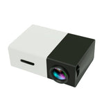 YG300 400루멘 휴대용 미니 홈 시어터 LED 프로젝터 리모컨 포함, HDMI, AV, SD, USB 인터페이스 지원