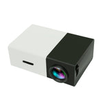 YG300 400루멘 휴대용 미니 홈 시어터 LED 프로젝터 리모컨 포함, HDMI, AV, SD, USB 인터페이스 지원