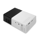YG300 400루멘 휴대용 미니 홈 시어터 LED 프로젝터 리모컨 포함, HDMI, AV, SD, USB 인터페이스 지원