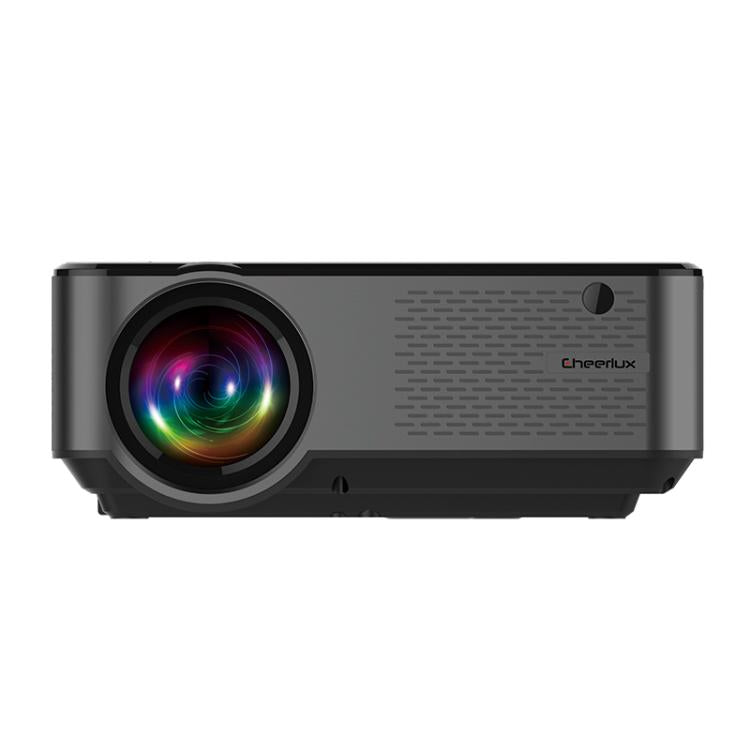 Cheerlux C9 1280x720 720P HD 스마트 프로젝터, HDMI x 2 / USB x 2 / VGA / AV 지원, C9 (블랙), C9, C9 (블랙 그레이)