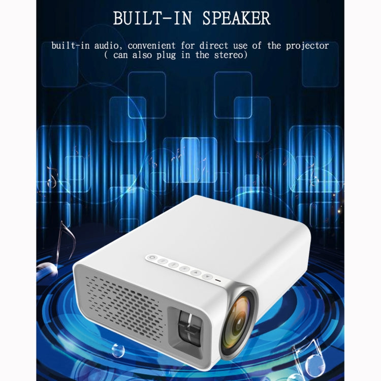 YG520 800x480 1800루멘 미니 LED 프로젝터 홈 시어터, HDMI & AV & SD & USB & VGA 지원, 모바일 폰 버전, 모바일 폰 버전