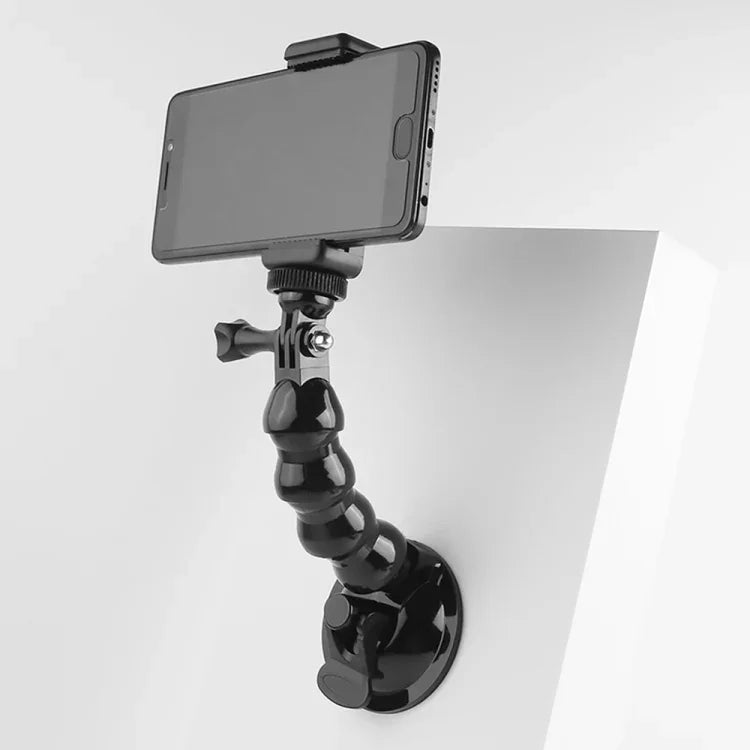 GoPro, Insta360, DJI 및 기타 액션 카메라용 흡착 컵 조 플렉스 클램프 마운트, 조 플렉스 클램프