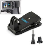 RUIGPRO 360도 회전 백팩 Rec-마운트 클립 클램프 마운트 및 나사 포함, GoPro, Insta360, DJI 및 기타 액션 카메라용, 360도 회전 클립