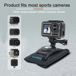 RUIGPRO 후크 앤 루프 패스너 백팩 Rec-마운트 클립 클램프 마운트 및 나사 포함, GoPro, Insta360, DJI 및 기타 액션 카메라용, 후크 앤 루프 패스너 클립