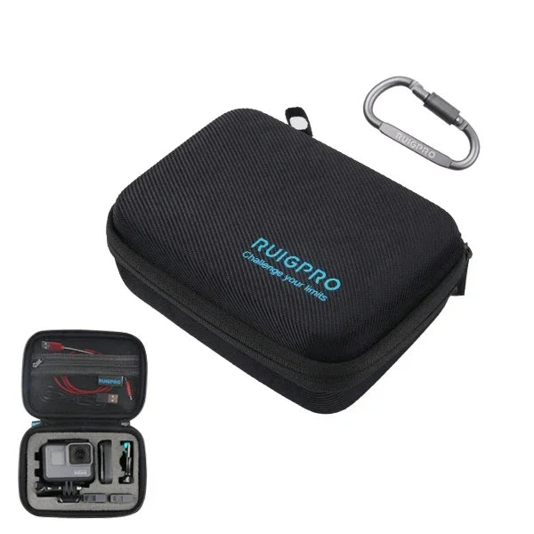 RUIGPRO 충격 방수 휴대용 케이스 박스 DJI Osmo Action용, 크기: 17.3cm x 12.3cm x 6.5cm, 소형