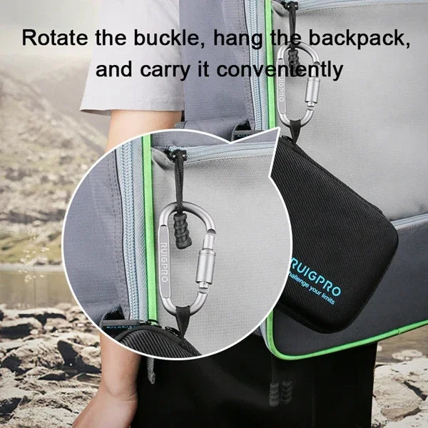 RUIGPRO 충격 방수 휴대용 케이스 박스 DJI Osmo Action용, 크기: 17.3cm x 12.3cm x 6.5cm, 소형