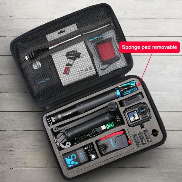 RUIGPRO 충격 방수 휴대용 케이스 박스 DJI Osmo Action용, 크기: 17.3cm x 12.3cm x 6.5cm, 소형