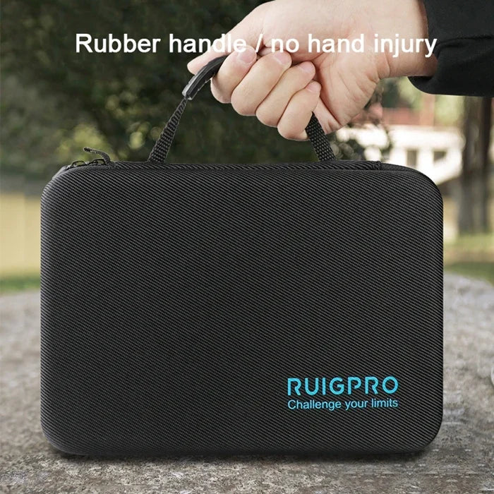 RUIGPRO 충격 방수 휴대용 케이스 박스 DJI Osmo Action용, 크기: 28cm x 19.7cm x 6.8cm, 중형