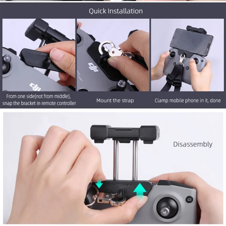 Sunnylife AIR2-Q9294 리모컨 걸이 버클 브래킷 목걸이 DJI Mavic Air 2용