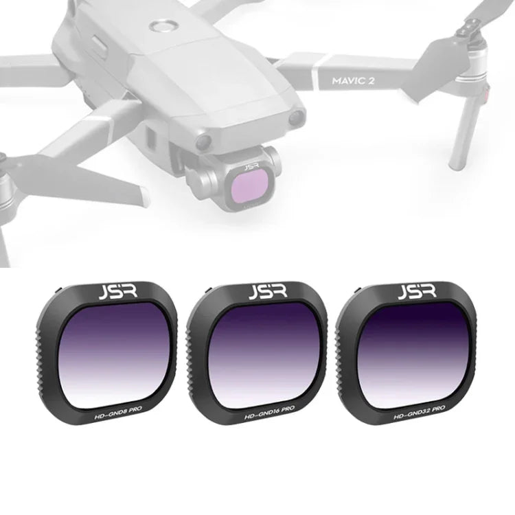 JSR 드론 3-in-1 그라데이션 GND8+GND16+GND32 렌즈 필터 DJI MAVIC 2 Pro용, GND8+GND16+GND32
