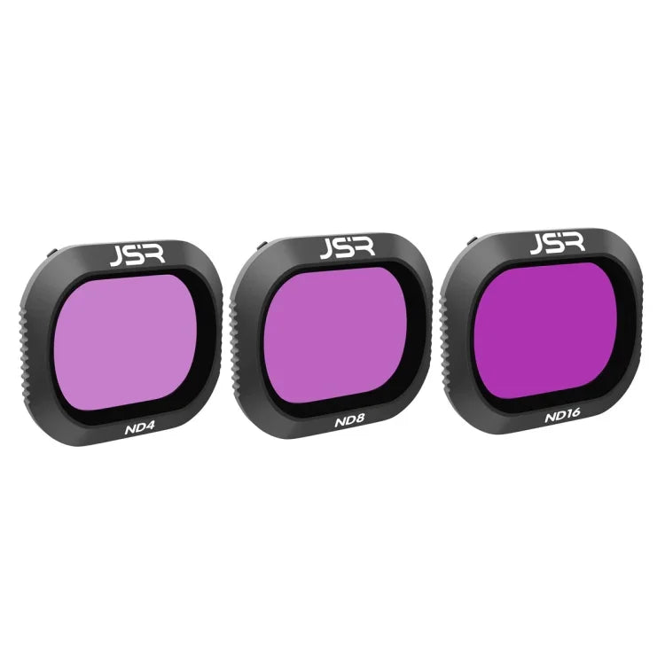 JSR 드론 3-in-1 ND4+ND8+ND16 렌즈 필터 DJI MAVIC 2 Pro용, ND4+ND8+ND16
