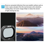 JSR 드론 6-in-1 UV+CPL+ND4+ND8+ND16+ND32 렌즈 필터 DJI MAVIC 2 Pro용, UV+CPL+ND4+ND8+ND16+ND32