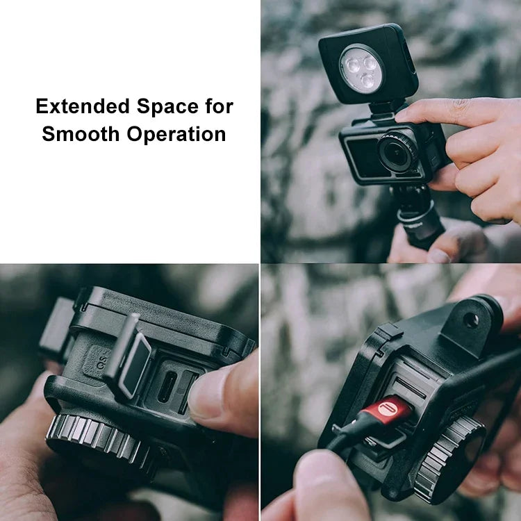 PGYTECH P-11B-010 스포츠 카메라 래빗 케이지 액세서리 브이로그 DJI Osmo Action용