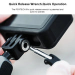 DJI Osmo Action & GoPro 8/7용 PGYTECH P-GM-132 액션 카메라 흡착 컵 휴대폰 홀더, P-GM-132