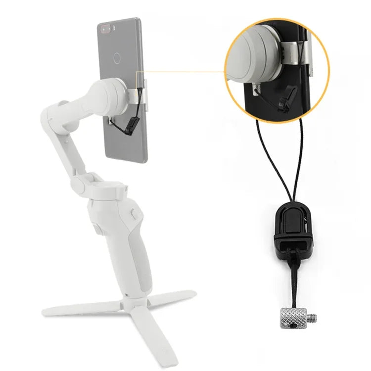 STARTRC 휴대폰 홀더 클립 분실 방지 로프 스트랩 낙하 방지 DJI OM4 / Osmo Mobile 3용