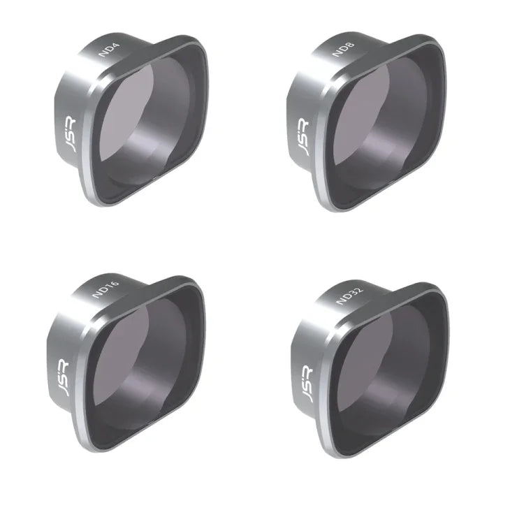 JSR KS 4-in-1 ND4+ND8+ND16+ND32 렌즈 필터 DJI FPV용, 알루미늄 합금 프레임, 4-in-1 ND
