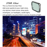 JSR KS STAR 효과 렌즈 필터 DJI Air 2S용, 알루미늄 프레임, STAR