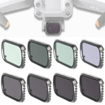 JSR KS 8-in-1 UV + CPL + ND8 + ND16 + ND32 + ND64 + STAR + NIGHT 렌즈 필터 DJI Air 2S용, 알루미늄 프레임, UV + CPL + ND8 + ND16 + ND32 + ND64 + STAR + NIGHT
