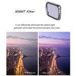 JSR KS 8-in-1 UV + CPL + ND8 + ND16 + ND32 + ND64 + STAR + NIGHT 렌즈 필터 DJI Air 2S용, 알루미늄 프레임, UV + CPL + ND8 + ND16 + ND32 + ND64 + STAR + NIGHT