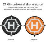 RCGEEK 55cm 원형 휴대용 주차 매트 접이식 착륙 패드 DJI Mavic Mini / Air 2S / FPV용, 55cm 원형