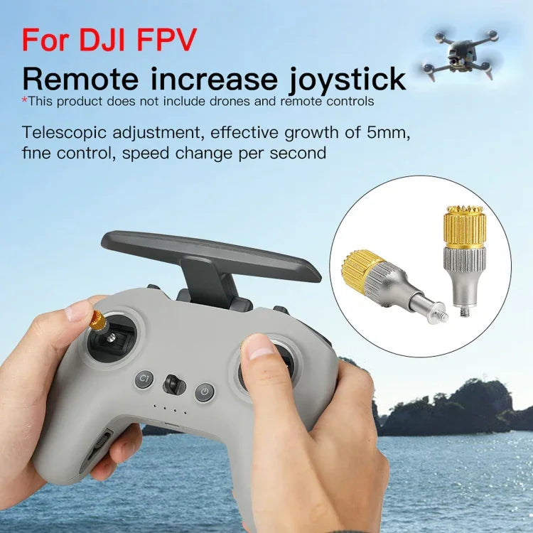 RCSTQ 투톤 수축식 엄지 조이스틱 DJI FPV 콤보 드론 리모컨용, DJI FPV 투톤용