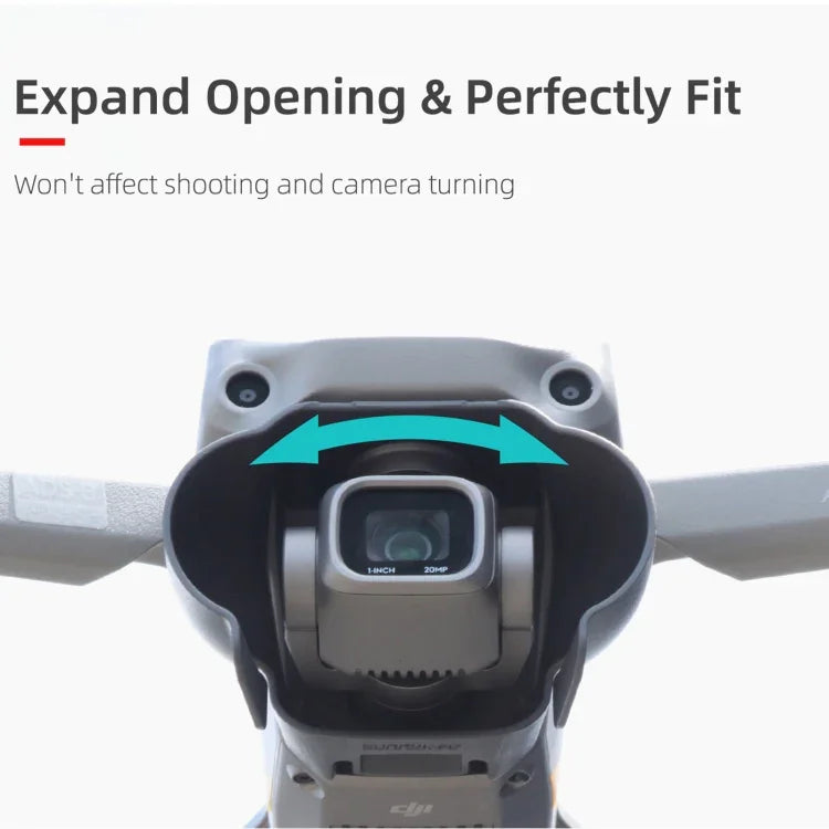 Sunnylife A2S-Q9350 카메라 렌즈 선쉐이드 눈부심 방지 후드 DJI Air 2S / Mavic Air 2용, DJI Air 2S용