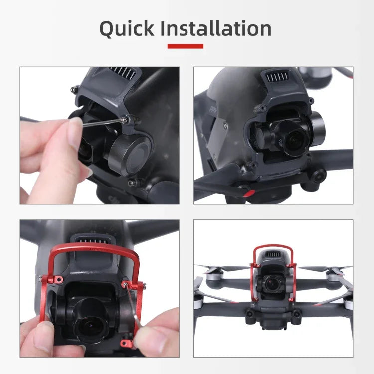 Sunnylife FV-Q9353 짐벌 범퍼 충격 방지 알루미늄 합금 가드 프로텍터 범퍼 DJI FPV용, FV-Q9353