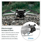 STARTRC 접이식 낙하 방지 오염 방지 높이 조절 착륙 장치 훈련대 DJI Mini 3 Pro용, DJI Mini 3 Pro용