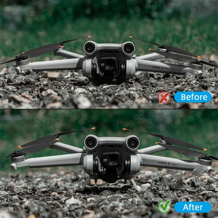 STARTRC 접이식 낙하 방지 오염 방지 높이 조절 착륙 장치 훈련대 DJI Mini 3 Pro용, DJI Mini 3 Pro용