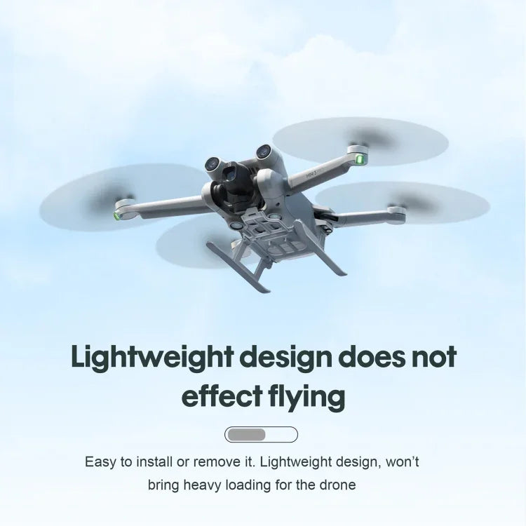 STARTRC 접이식 낙하 방지 오염 방지 높이 조절 착륙 장치 훈련대 DJI Mini 3 Pro용, DJI Mini 3 Pro용