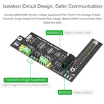Waveshare RS485 CAN 확장 보드 Jetson Nano용, 디지털 절연, 내장 보호 회로