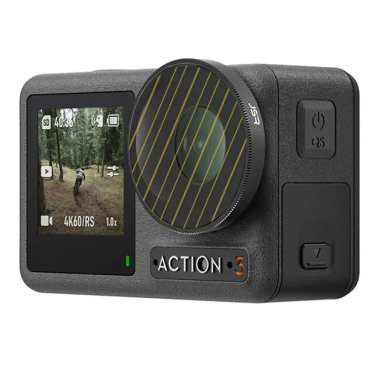 JSR 스트릭 드로잉 렌즈 필터 DJI Osmo Action 3용, 스트릭 골드, 스트릭 블루