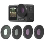 DJI Osmo Action 3용 JSR 4-in-1 UV CPL ND16 ND32 렌즈 필터, 4-in-1