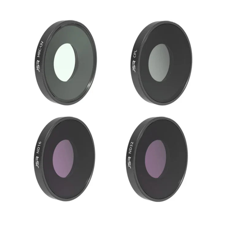 DJI Osmo Action 3용 JSR 4-in-1 UV CPL ND16 ND32 렌즈 필터, 4-in-1