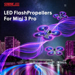 DJI Mini 4 Pro / Mavic Mini 3 Pro 스타트RC 2쌍 컬러 LED 플래시 램프 저소음 프로펠러, DJI Mavic Mini 3 Pro용