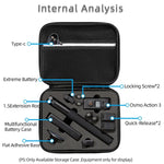 DJI Osmo Action 3 휴대용 보관 케이스 가방, 크기: 24 x 19 x 9cm, DJI Osmo Action 3용 24 x 19 x 9cm, 24 x 19 x 9cm
